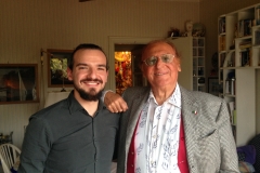 Luigi Scaglione e Renzo Arbore.
